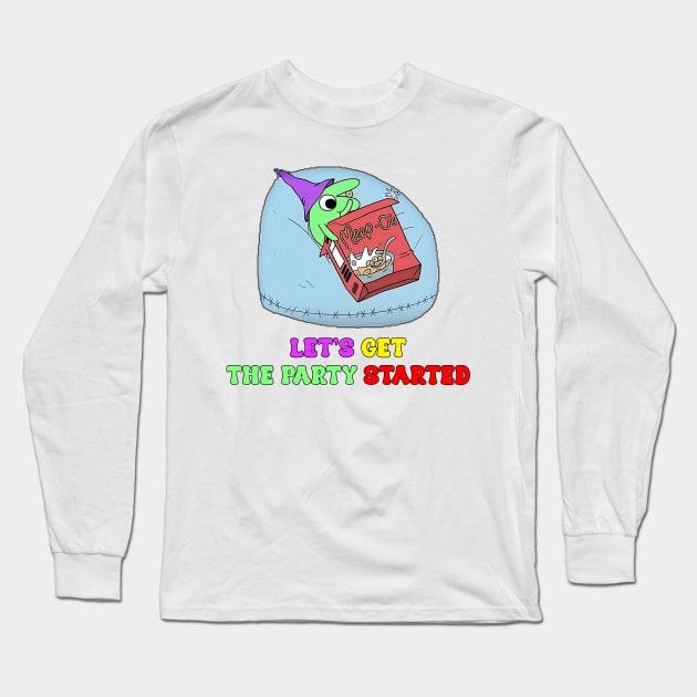 Funny Glep Smiling Friends Character Long Sleeve T-Shirt by Pharaoh Shop